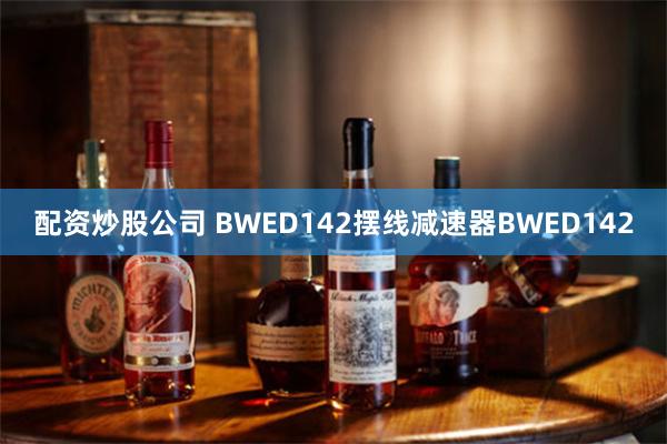 配资炒股公司 BWED142摆线减速器BWED142