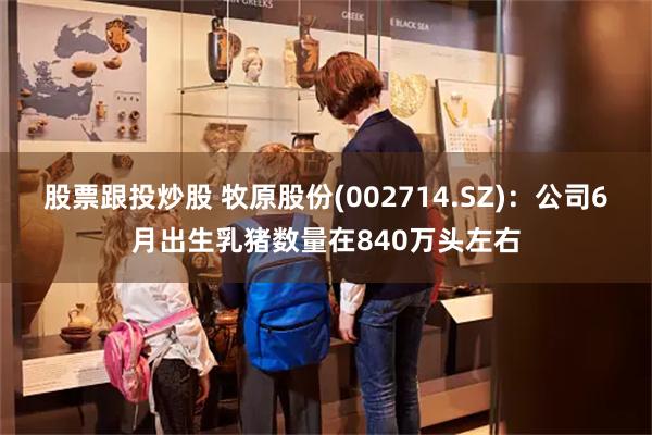 股票跟投炒股 牧原股份(002714.SZ)：公司6月出生乳猪数量在840万头左右