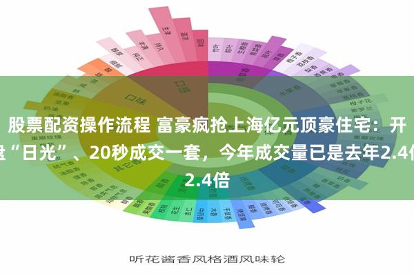 股票配资操作流程 富豪疯抢上海亿元顶豪住宅：开盘“日光”、20秒成交一套，今年成交量已是去年2.4倍