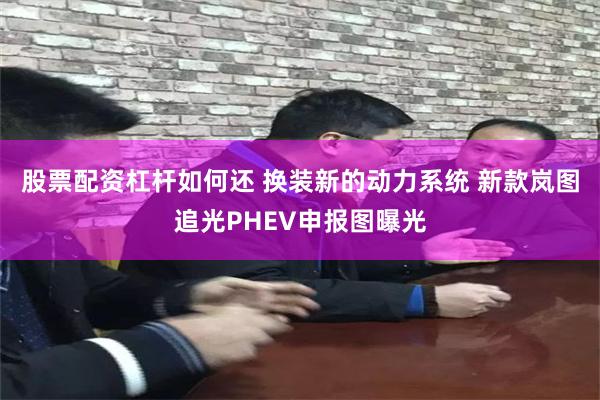 股票配资杠杆如何还 换装新的动力系统 新款岚图追光PHEV申报图曝光