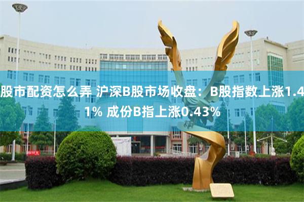 股市配资怎么弄 沪深B股市场收盘：B股指数上涨1.41% 成份B指上涨0.43%